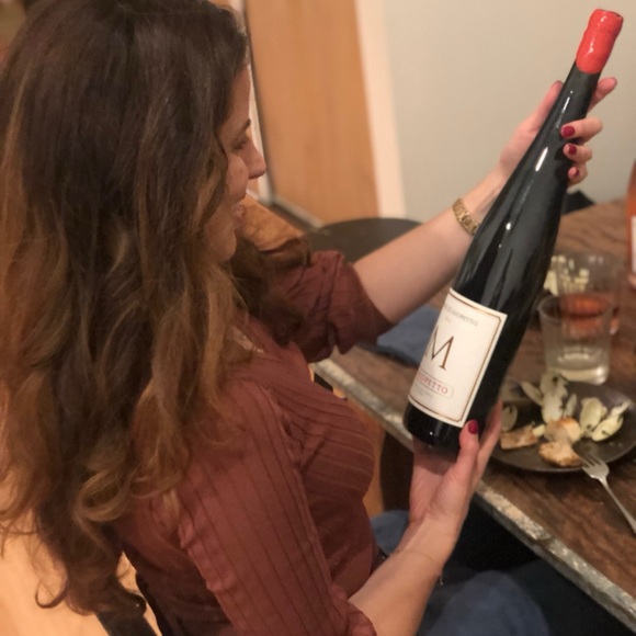 Ribbed faux wrap sweater - Picture 4 of 4